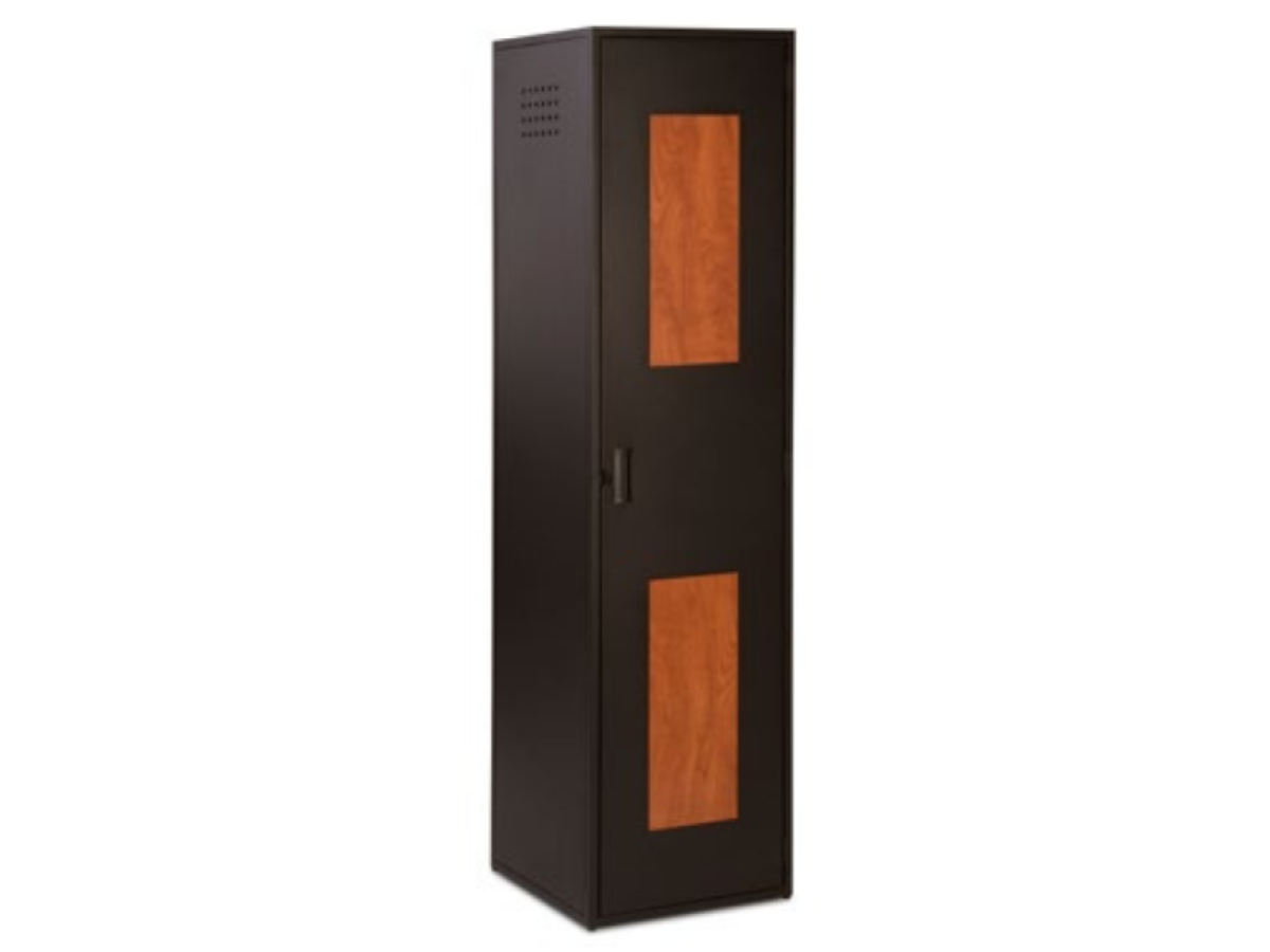 Lockers with Wood Grain Accents - SWS Group