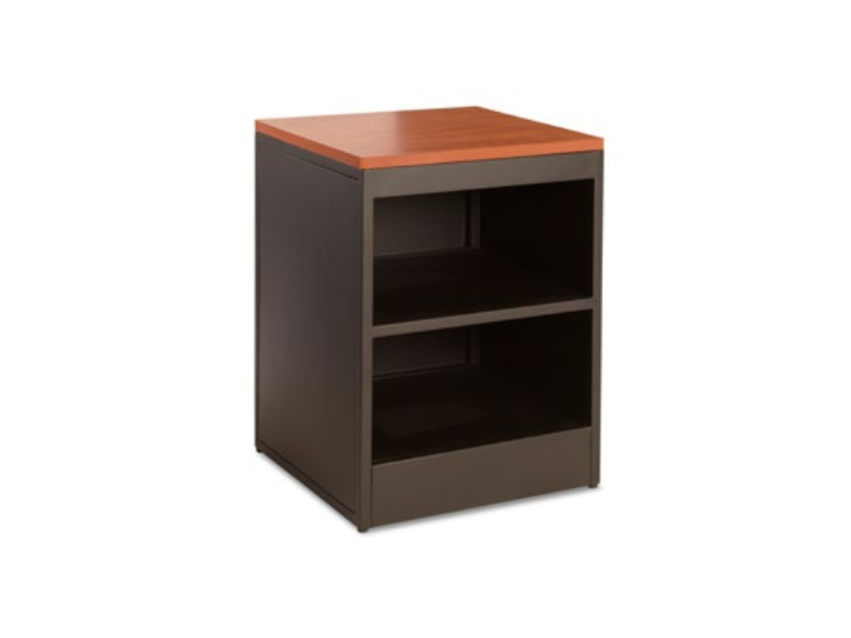 Nightstand with Wood Grain Accents - SWS Group