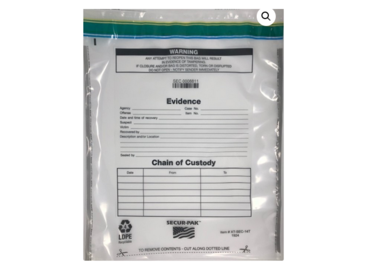 Police Evidence Bags - SWS Group